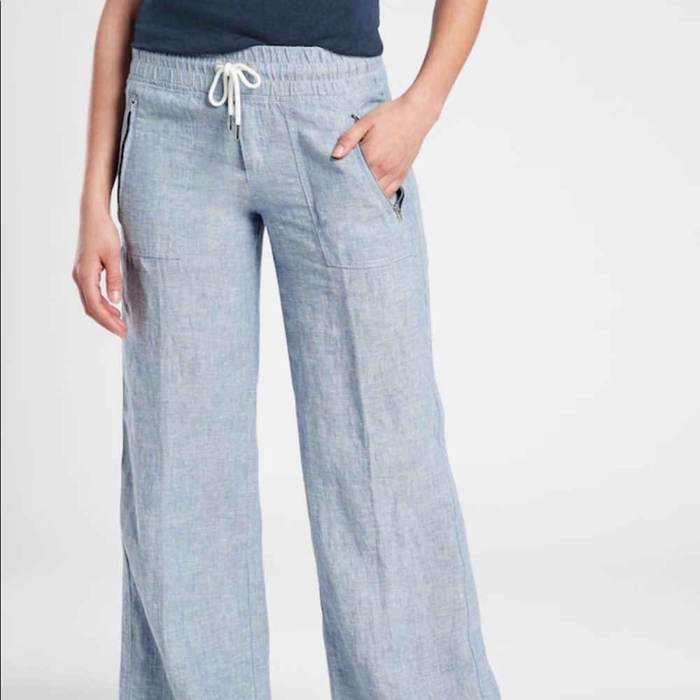 Cabo Linen Wide Leg Pant